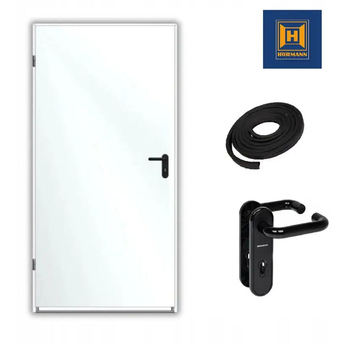 METAL ENTRANCE DOOR HORMANN ZK 80 LEFT - Врати<<<Врати и обков<<<Строителни материали<<<Praktiker&&&Врати<<<Врати и