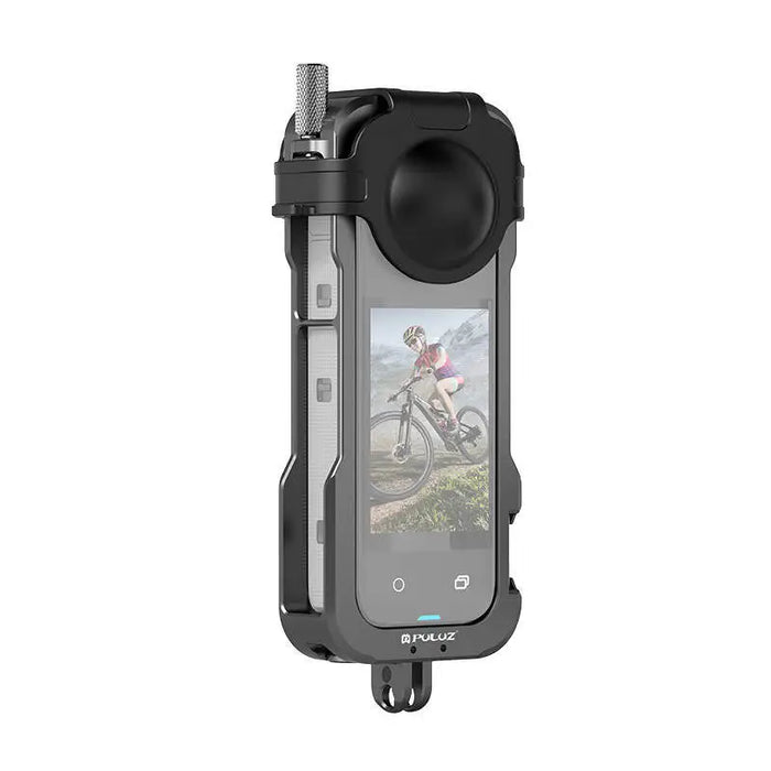 Metal Protective Cage With Lens Cover PULUZ for Insta360 X4 - For sports cameras<<<Accessories<<<Photo