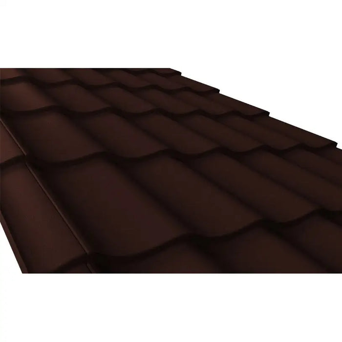 METAL TILES WETTERBEST CLASSIC BROWN 120X119 CM - Метални керемиди<<<Материали за покриви<<<Строителни