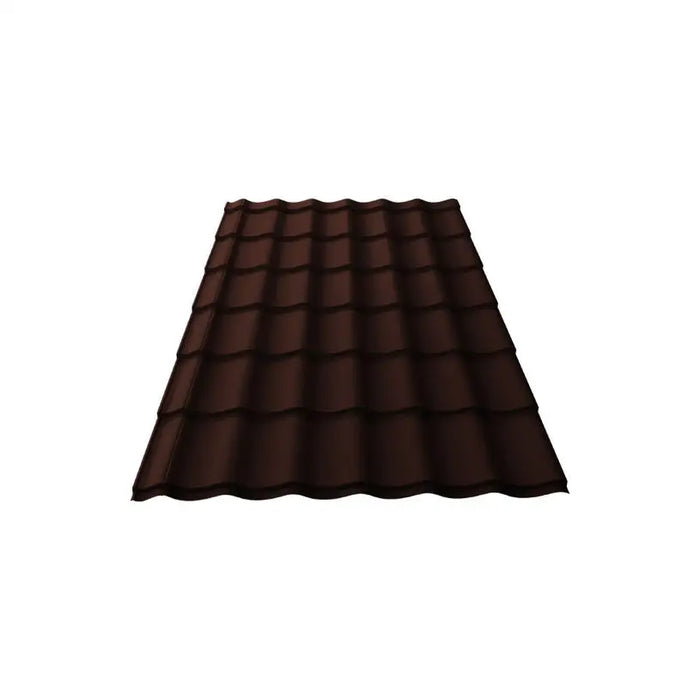 METAL TILES WETTERBEST CLASSIC BROWN 120X119 CM - Метални керемиди<<<Материали за покриви<<<Строителни