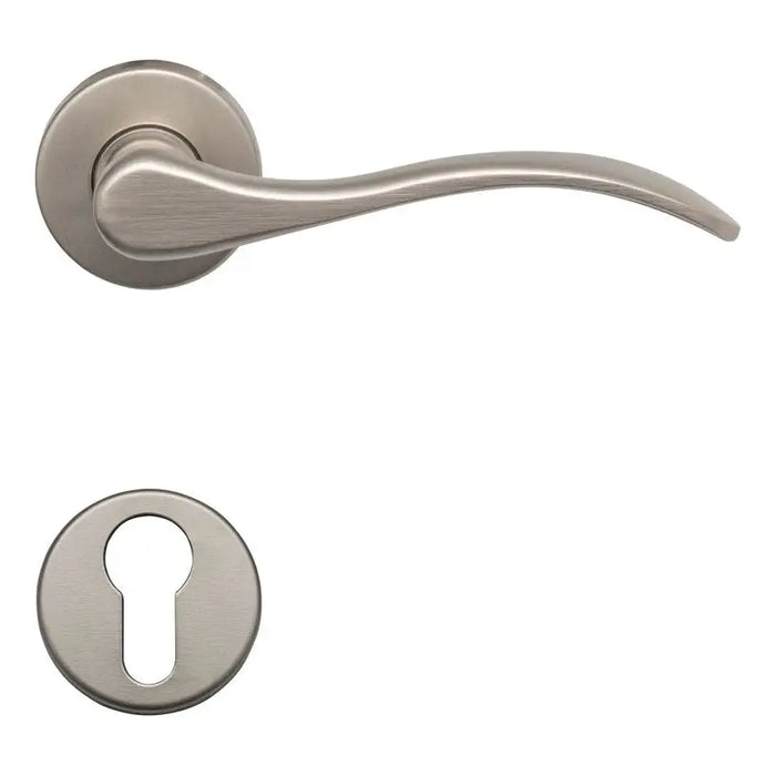 METAL VALENCIA DOOR HANDLE - Обков за врати<<<Обков<<<Мебели и интериор<<<Praktiker&&&Обков за врати<<<Врати и