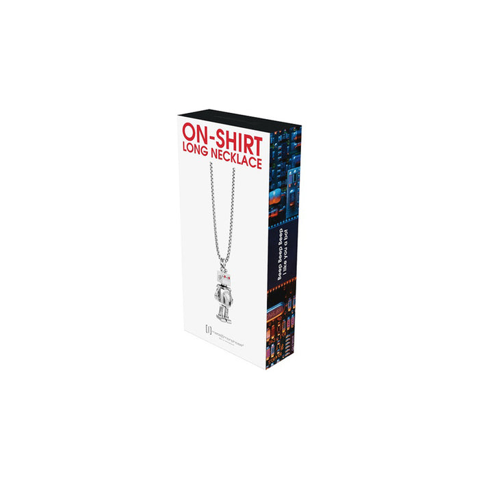 METALMORPHOSE ON-SHIRT RETRO ROBOT NECKLACE