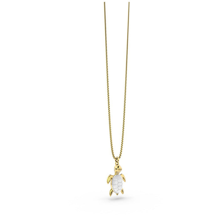 METALMORPHOSE ON-SHIRT SEA TURTLE NECKLACE