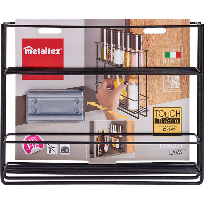 SLIDING DRAWER ORGANIZER METALTEX IN&OUT LAVA