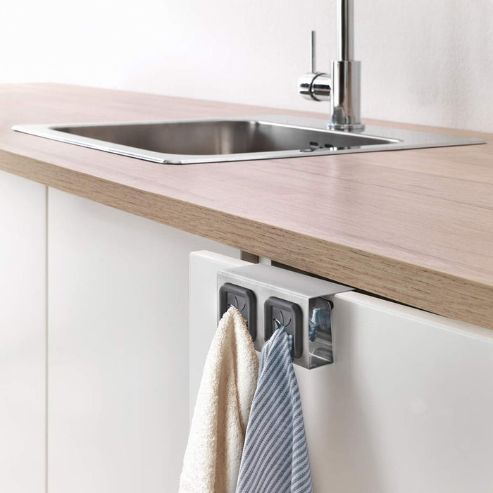 DOUBLE TOWEL HOLDER TIDYING INOX METALTEX