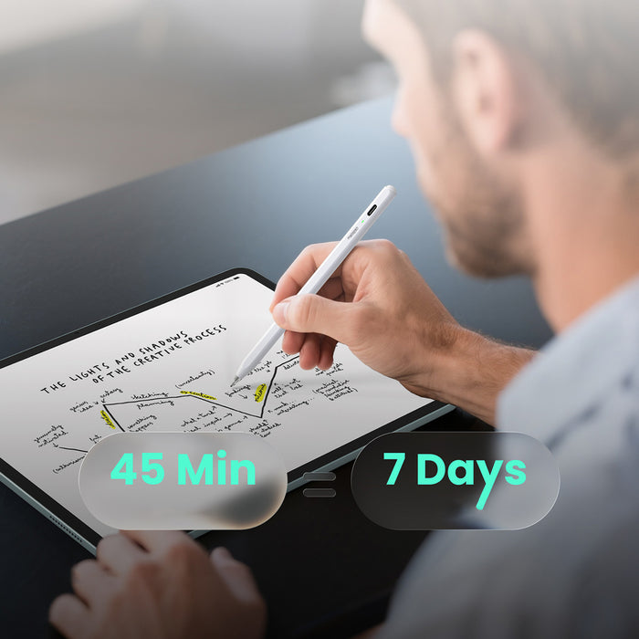 Metapen Pencil Air8 Pro for iPad - White