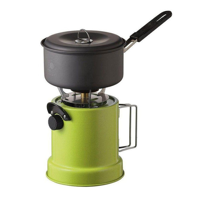 2in1 Tourist stove with a heater for MEVA VATOP gas cartridges