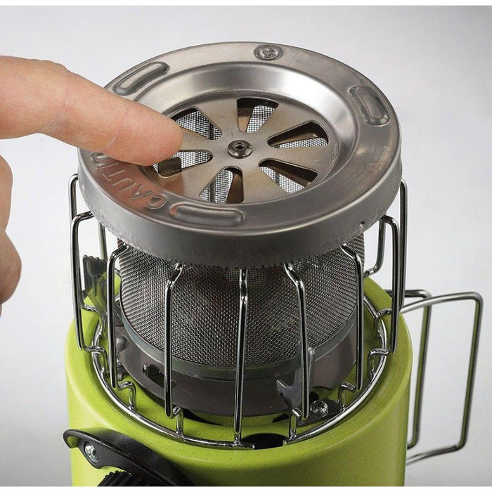 2in1 Tourist stove with a heater for MEVA VATOP gas cartridges