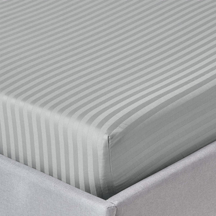 SHEET WITH ELASTIC 100X200 CM AND COVER 50X70 CM MIABELLA HOME GRAY