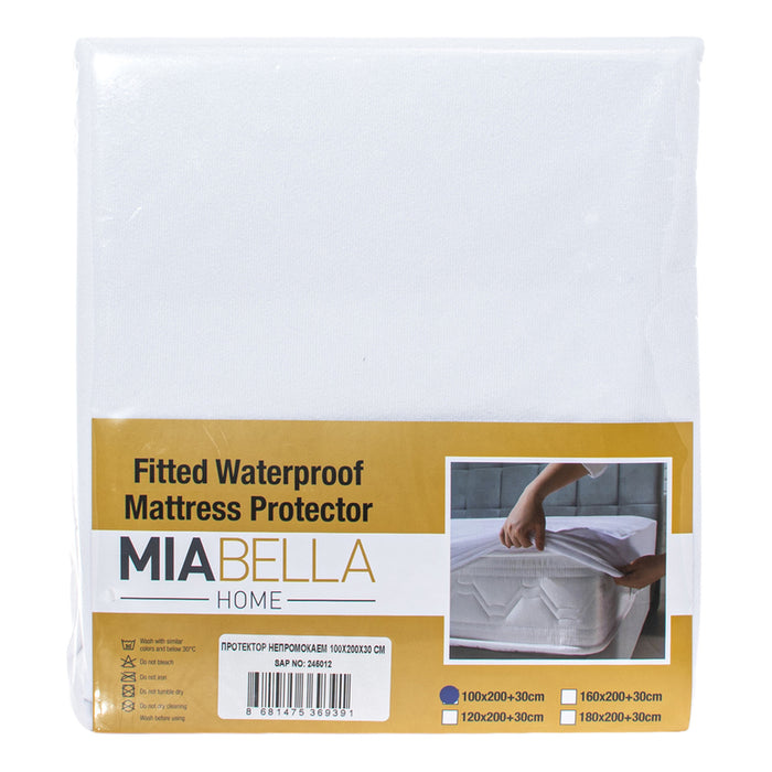 WATERPROOF MATTRESS MAT MIABELLA HOME 100X200X30 CM