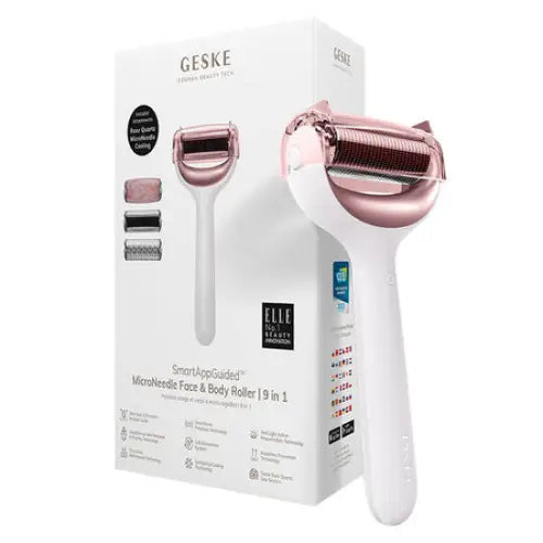 Micro Needle Face&Body Roller 9in1 Geske with APP (starlight) - Massagers<<<Facial care devices<<<Health