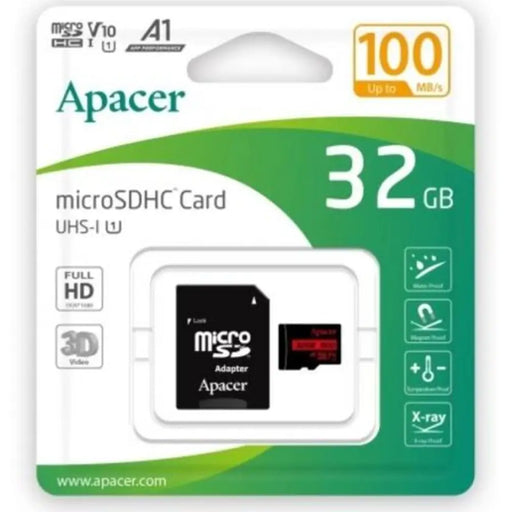 Micro SD Card Apacer AP32GMCSH10UB-R 32 GB - Компютър Мрежи и компоненти<<<Компютри| Електроника<<<BigBuy&&&Карти с