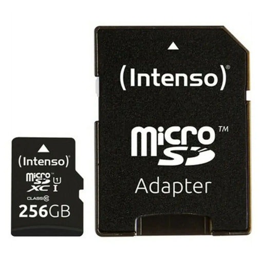 Micro SD Memory Card with Adaptor INTENSO 3423492 256 GB 256 GB - Компютър Мрежи и компоненти<<<Компютри|