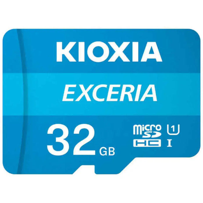 Micro SD Memory Card with Adaptor Kioxia Exceria UHS-I Class 10 Blue - Компютър Мрежи и компоненти<<<Компютри|