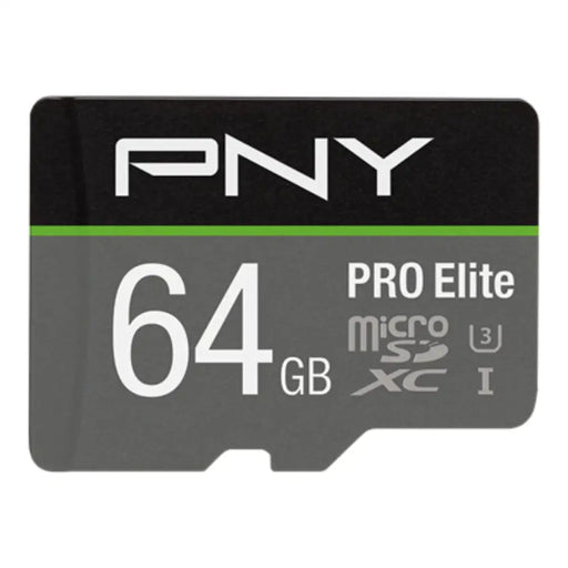 Micro SD Memory Card with Adaptor PNY P-SDU64GV31100PRO-GE Pro Elite C10 64 GB - Компютър Мрежи и
