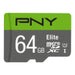 Micro SD Memory Card with Adaptor PNY P-SDUX64U185GW-GE 64 GB - Компютър Мрежи и компоненти<<<Компютри|