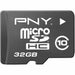 Micro SD Memory Card with Adaptor PNY SDU32GBHC10HP-EF Class 10 32 GB - Компютър Мрежи и компоненти<<<Компютри|