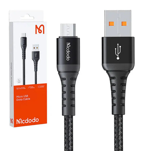 Micro-USB Cable Mcdodo CA-2281 1.0m (black) - USB to Micro USB<<<USB cables<<<GSM Accessories<<<InnproXML