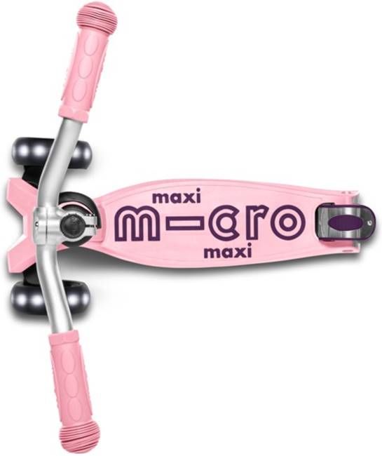 Children's scooter Micro - Maxi Deluxe Pro LED, Rose