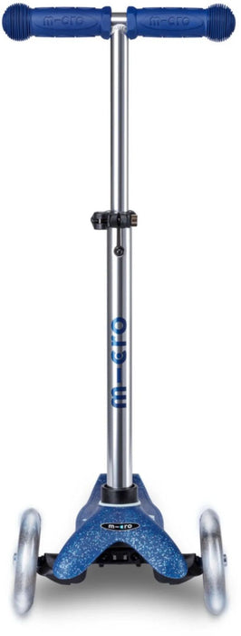 Children's scooter Micro - Mini Deluxe Glitter LED, Navy