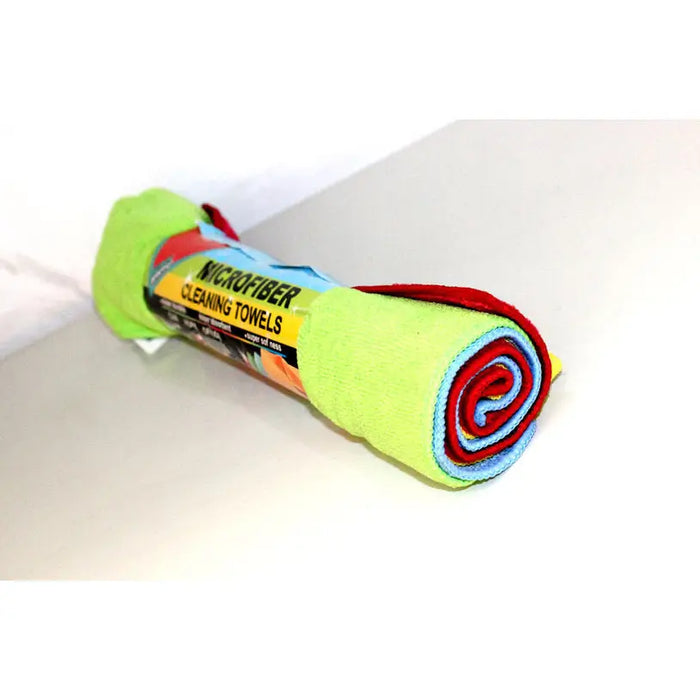 MICROFIBER TOWEL 30X40CM 4PCS - Вътрешно поддържане<<<Автокозметика и поддръжка<<<Авто и вело<<<Praktiker