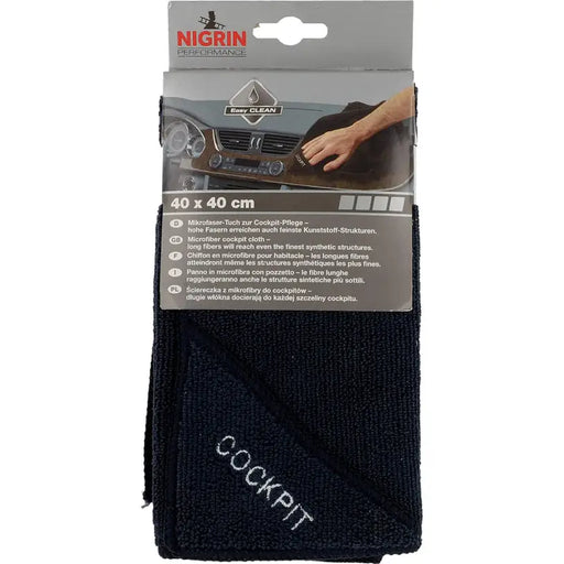 MICROFIBER TOWEL FOR DASHBOARD 40X40 CM NIGRIN - Вътрешно поддържане<<<Автокозметика и поддръжка<<<Авто и