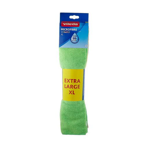 Microfibre cleaning cloth Vileda 141413 White Green Orange Turquoise Microfibre Polyamide Polyester (4 Units) (4