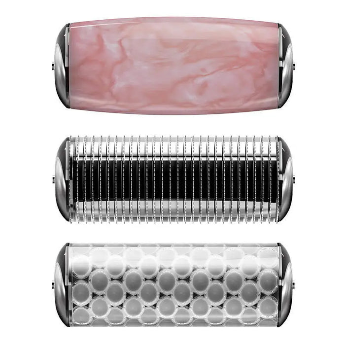 MicroNeedle Face&Body Roller 9in1 Geske with APP (pink) - Massagers<<<Facial care devices<<<Health