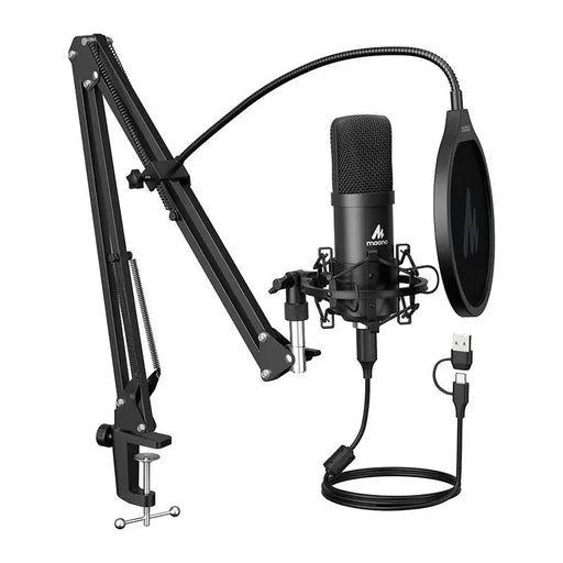 Microphone with stand Maono A04E (black) - Microphones<<<Gaming<<<InnproXML