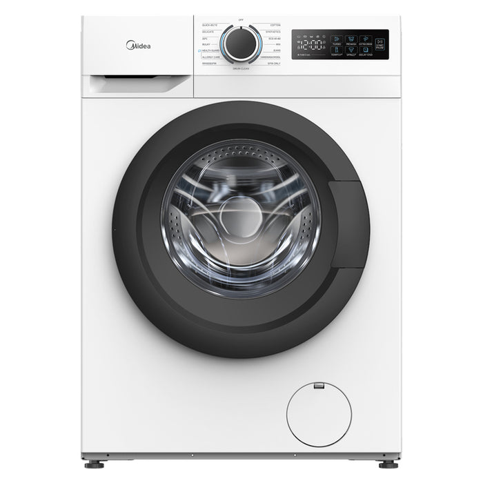 Washing machine MIDEA MF110W80BA10/W-HR 8.0 kg, 1400 rpm, INVERTER MOTOR