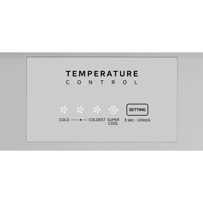 Refrigerator with top freezer MIDEA DRT385MTE01 165.70 cm