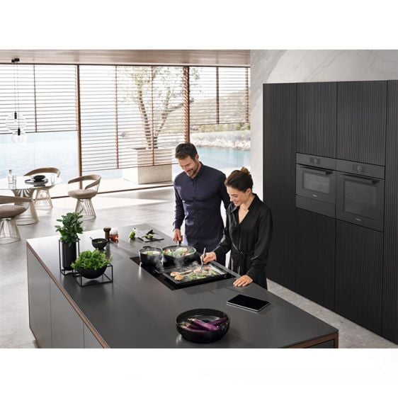 Induction hob with built-in ventilation MIELE KMDA 7473 FL-A Silence