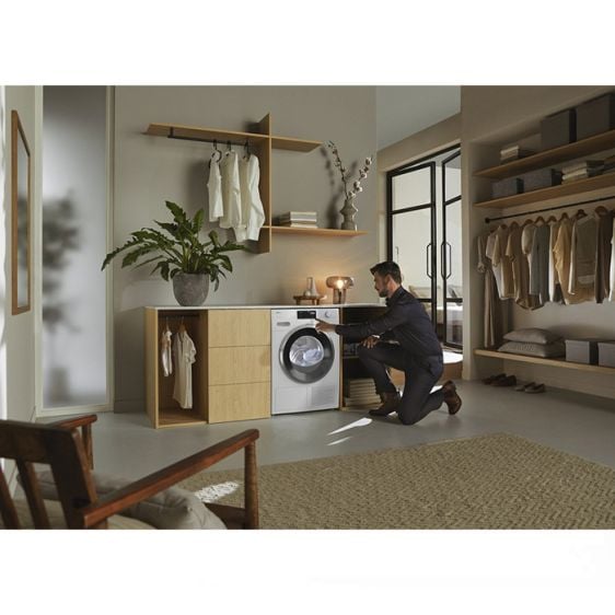 Dryer MIELE TWH780WP EcoSpeed&9kg, Heat pump, EcoDry, Miele@home