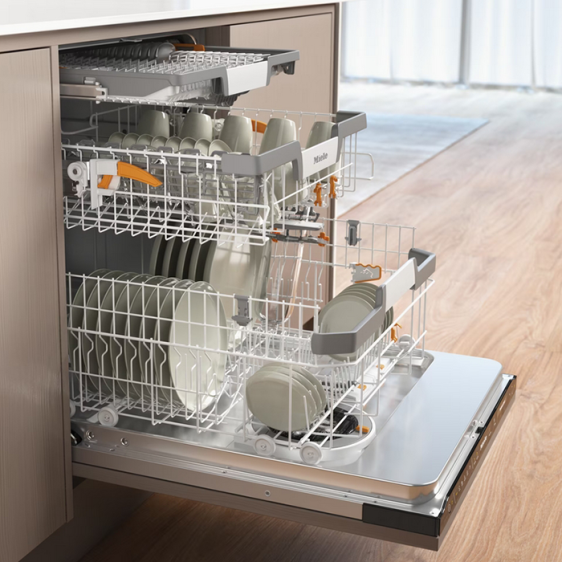 Built-in dishwasher MIELE G 7651 SCVi AutoDos Obsidian black