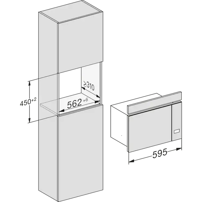 Built-in microwave MIELE M 2230 SC
