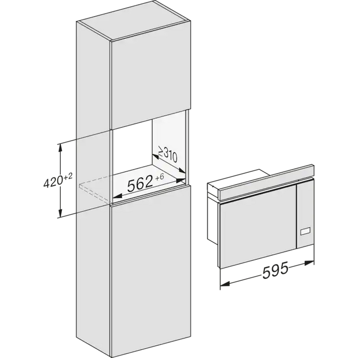 Built-in microwave MIELE M 2230 SC