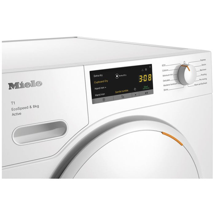Dryer MIELE TWA520WP, 8 kg, C, White