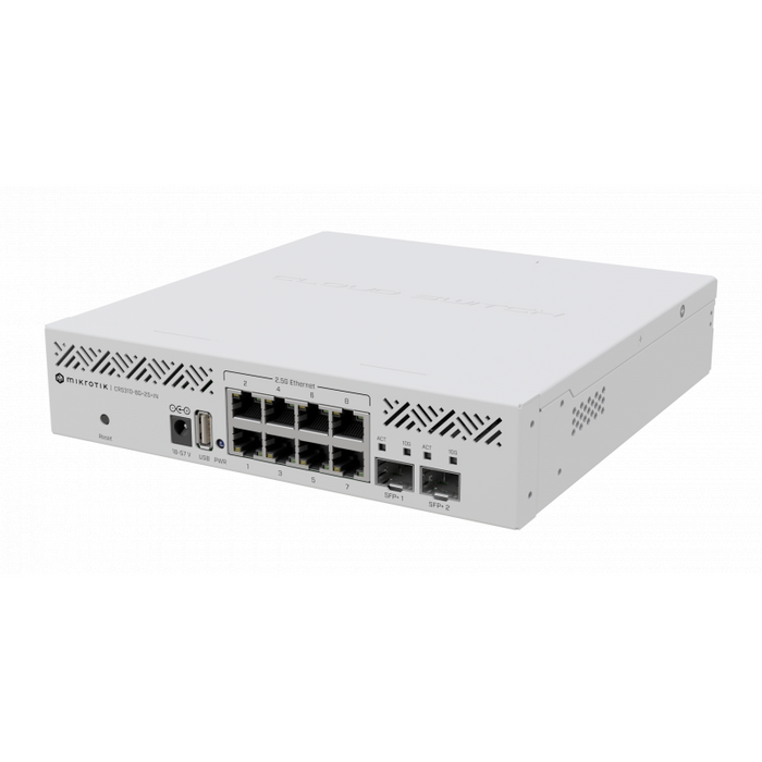 Switch MikroTik CRS310-8G-2S-IN, 8 x Gigabit Ethernet ports, 2 x SFP