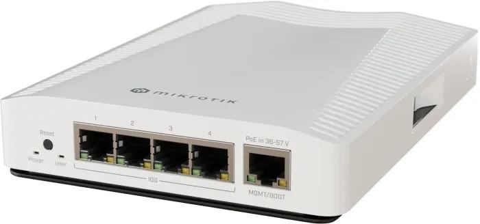 Switch MikroTik -CRS304-4XG-IN, 1 x Gigabit Ethernet ports, 4 x 10G, PoE in:802.3af/at