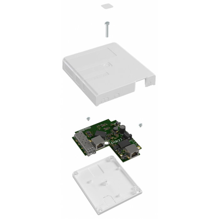 MikroTik GPEN21 smart voltage injector, Switch functionalities, SNMP, VLAN, Traffic shaping