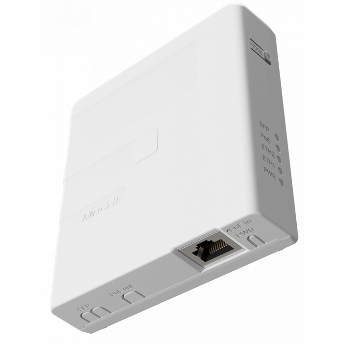 MikroTik GPEN21 smart voltage injector, Switch functionalities, SNMP, VLAN, Traffic shaping