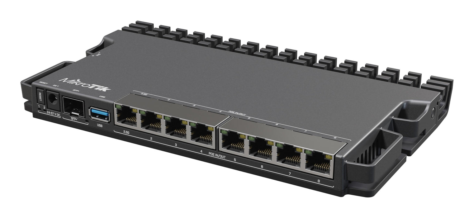 Router MikroTik RB5009UPr+S+IN, CPU 1.4GHz, 1GB, 7x10/100/1000, 1xSFP, USB 3.0