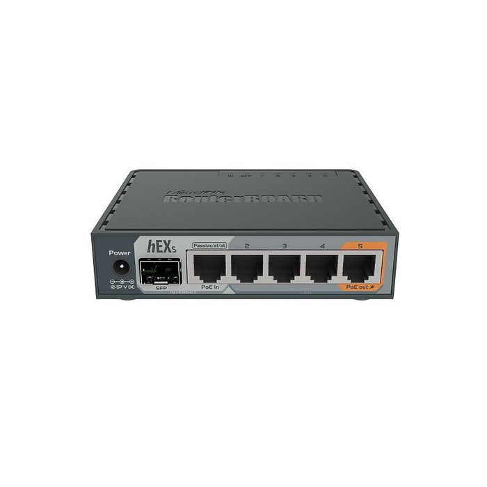 Router MiKrotik hEX S - RB760iGS, 5 x 10/100/1000 Mbps, Black