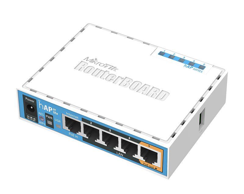 Wireless Access point MiKrotik RB952Ui-5ac2nD, 5 x 10/100 Mbps, USB-A, PoE, White