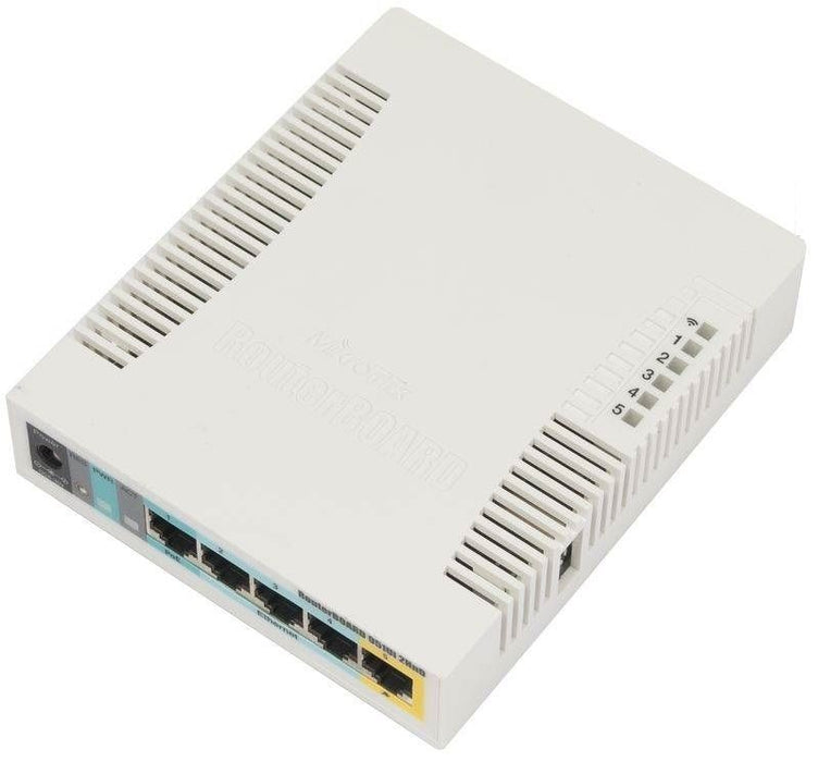 Wireless Access Point MikroTik RB951Ui-2HnD, 2.4Ghz AP, 5x10/100 Ethernet, USB, 600MHz CPU, 128MB RAM