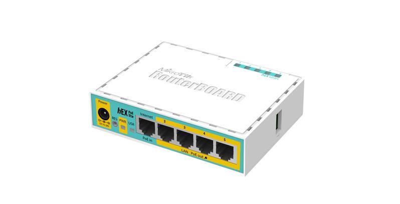 Router MiKrotik RB750UPr2, 10/100 Mbps, PoE, 64 MB, CPU 650MHz, White