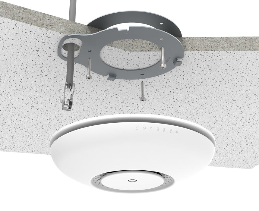 Wireless Access Point MikroTik RbcAPGi-5acD2nD, for ceiling, 128MB RAM, 2 x Gbit LAN, 2.4Ghz 802.11b/g/n, 5GHz 802.11an/ac, RouterOS