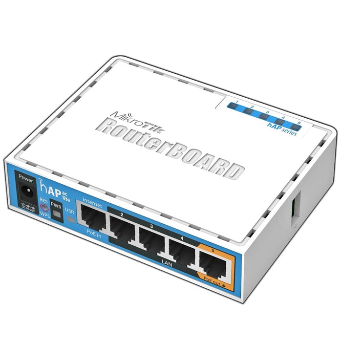 Wireless Access point MiKrotik RB952Ui-5ac2nD, 5 x 10/100 Mbps, USB-A, PoE, White