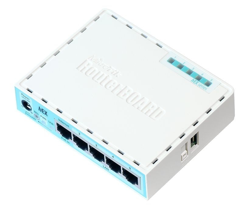 Router MiKrotik RB750GR3 HEX, 5 x 10/100/1000 Mbps, PoE, White