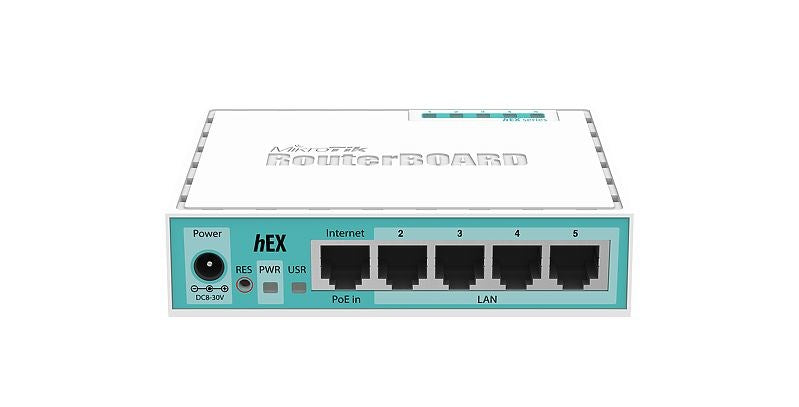 Router MiKrotik RB750GR3 HEX, 5 x 10/100/1000 Mbps, PoE, White